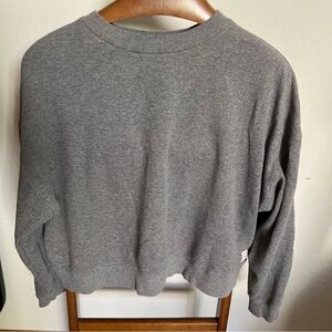 Linksoul Charcoal Sweatshirt Womens Crewneck Size Medium